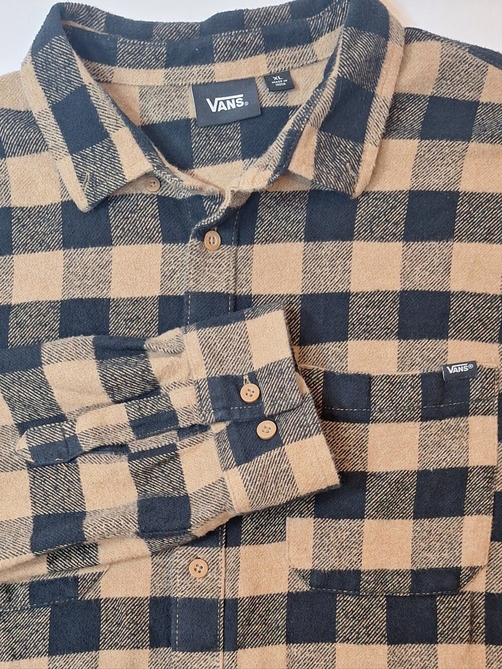 Vans Men’s Fall 2023 Buffalo Check Flannel Shirt - Size XL